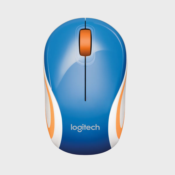 ماوس لاجیتک آبی MOUSE M187 MINI