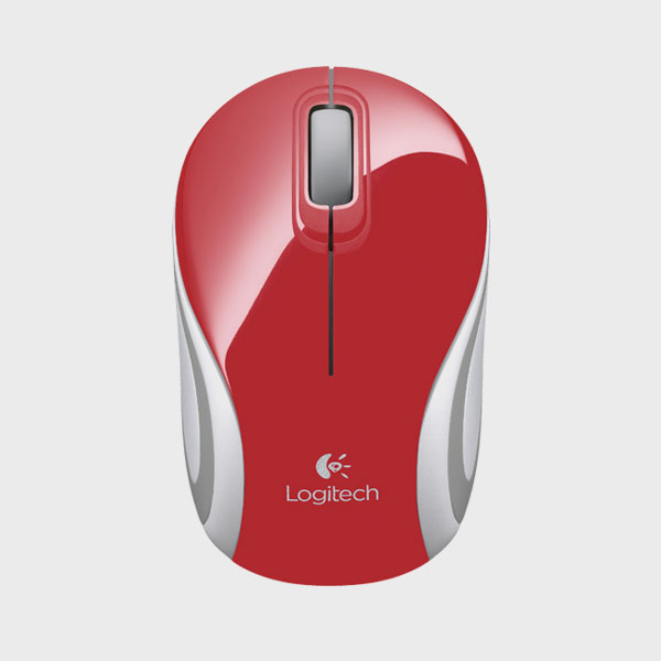 ماوس لاجیتک قرمز MOUSE M187 MINI