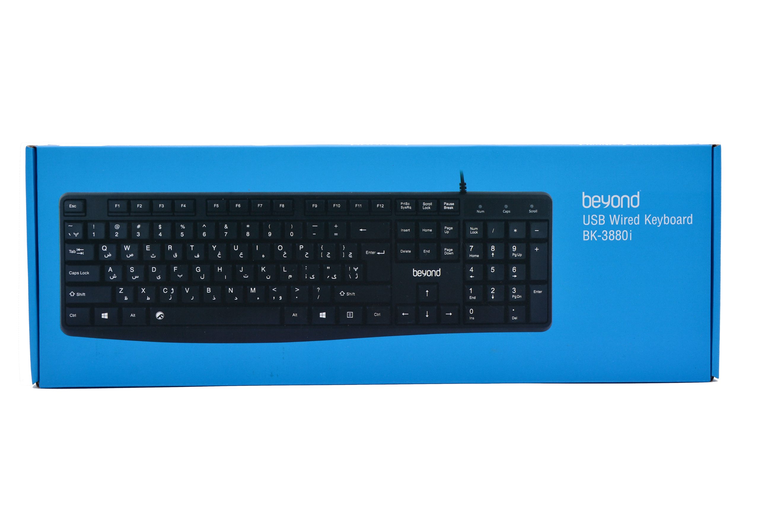 کیبورد یو اس بی بیاند مدل BK-3880i