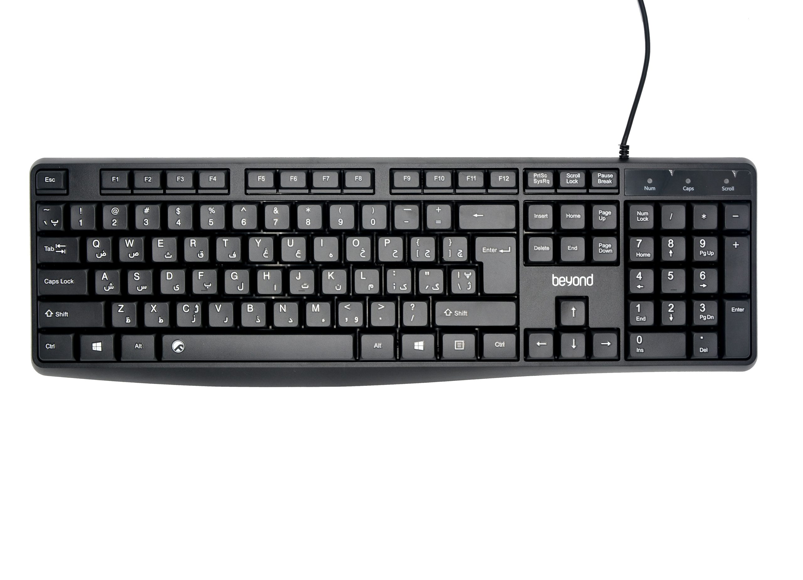 کیبورد یو اس بی بیاند مدل BK-3880i