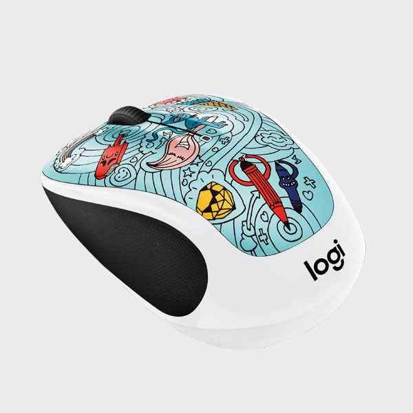 ماوس بی سیم لاجیتک دودل M238 DOODLE BEE BEE BLUE