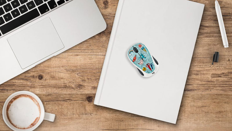 ماوس بی سیم لاجیتک دودل M238 DOODLE BEE BEE BLUE