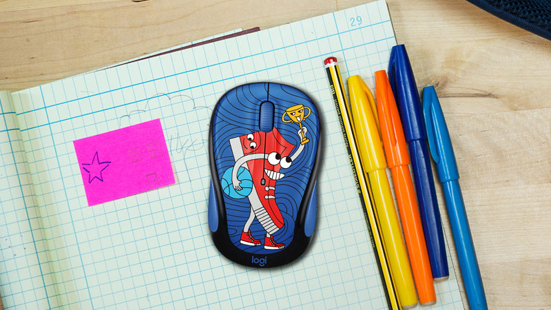 ماوس بی سیم لاجیتک دودل M238 DOODLE SNEAKER HEAD