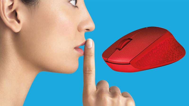 MOUSE SILENT M330 RF RED