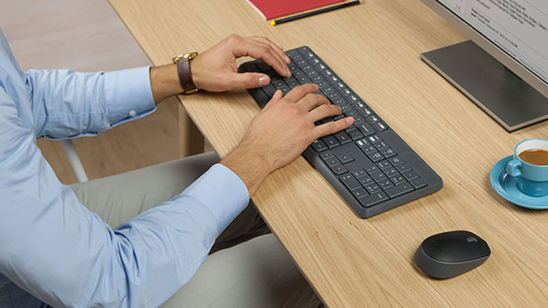 DESKTOP COMBO MK235 RF GREY
