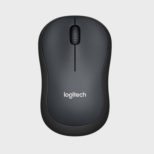 ماوس لاجیتک مشکی MOUSE SILENT M220 RF CHARCOAL