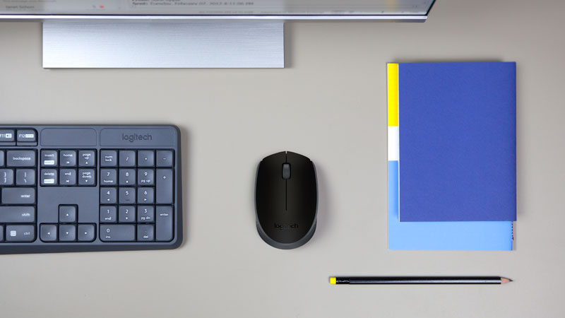 ماوس لاجیتک مشکی MOUSE M171 BLACK