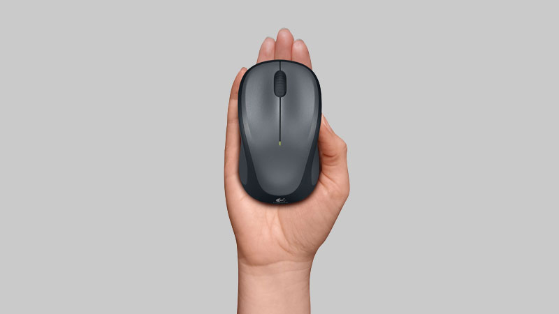 ماوس لاجیتک خاکستری MOUSE M235