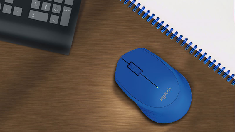 ماوس لاجیتک آبی MOUSE M280