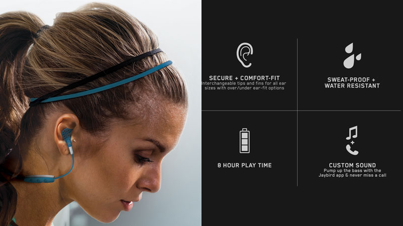 هندزفری بلوتوث جی برد JAYBIRD FREEDOM HEADPHONE BLUE