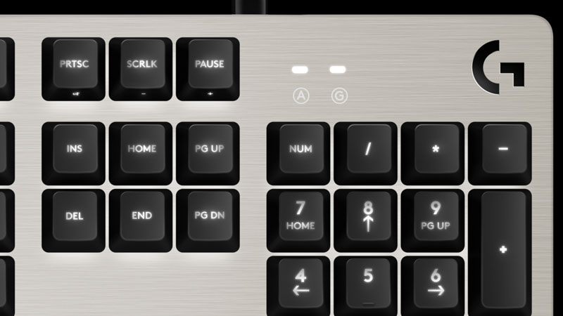 کیبورد لاجیتک جی GAMING KEYBOARD G413 SILVER