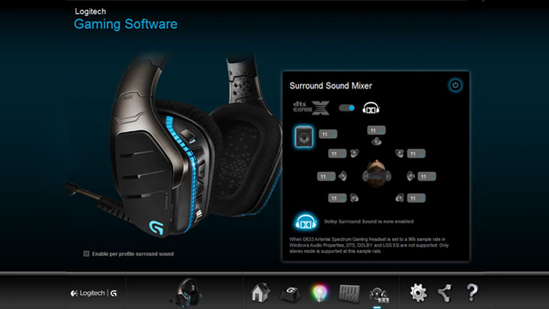 هدست گیمینگ لاجیتک جی HEADSET G633 ARTEMIS SPECTRUM