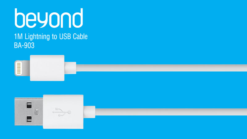 کابل شارژ آیفون و آیپد بیاند lightning cable BA-903