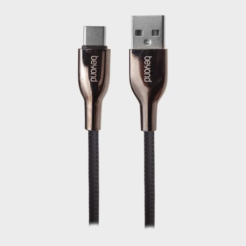 کابل بیاند USB-A to USB-C Cable BUC-521 Black + Black