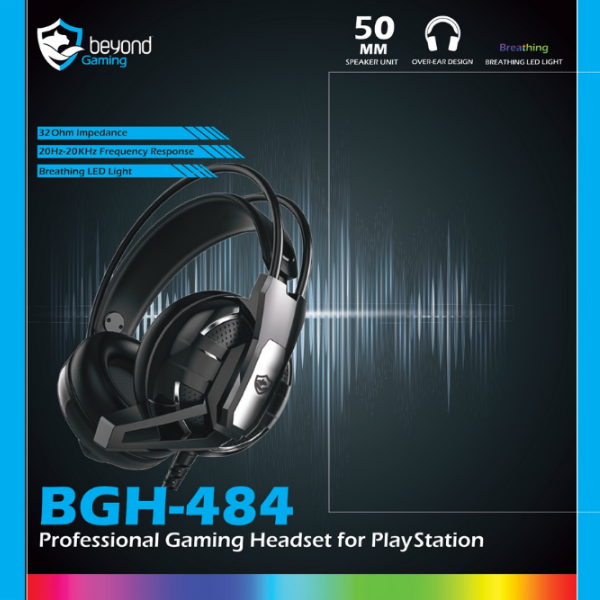هدست گیمینگ بیاند LED BGH-484