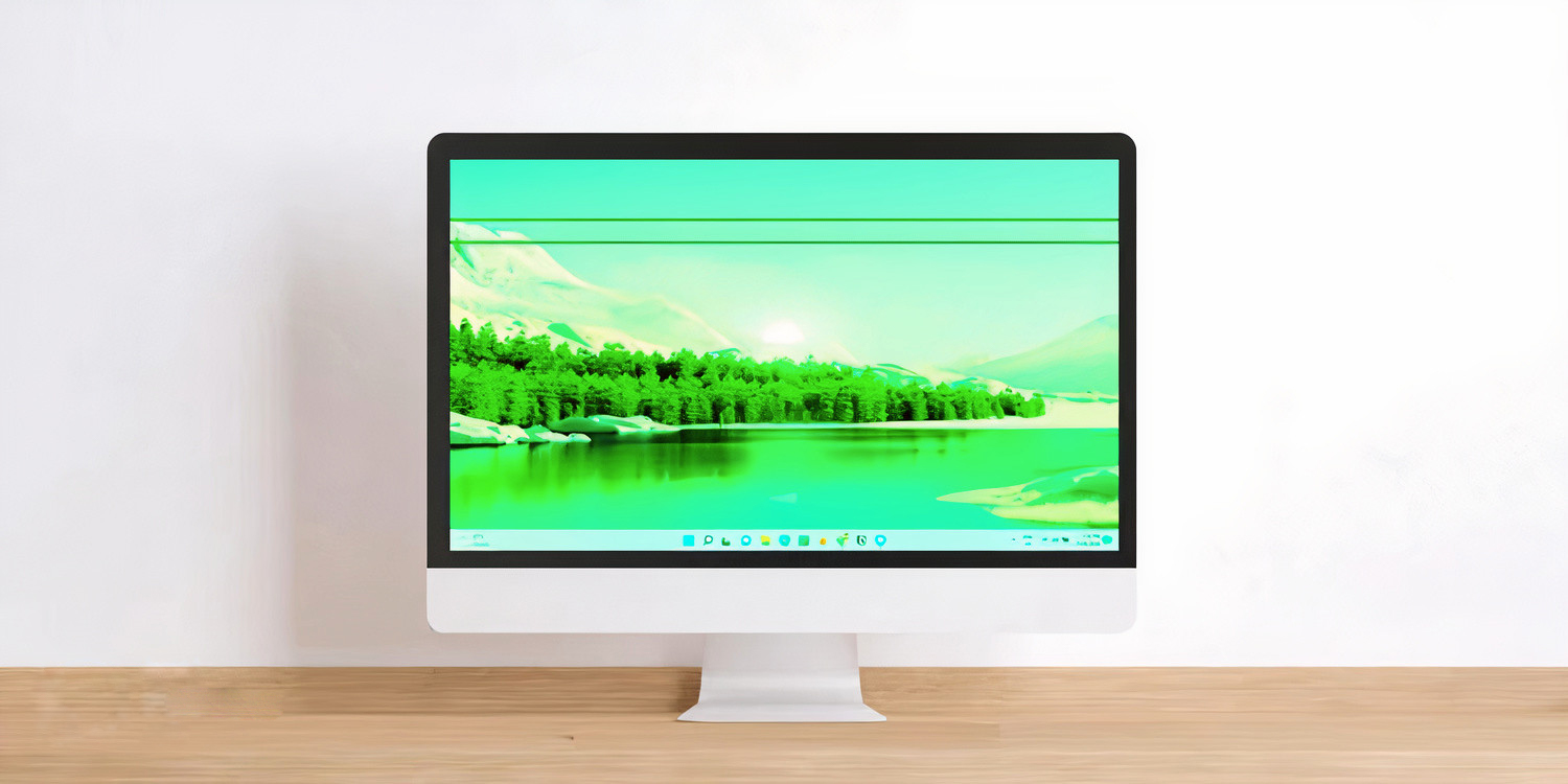 بهم ریختگی رنگ مانیتور