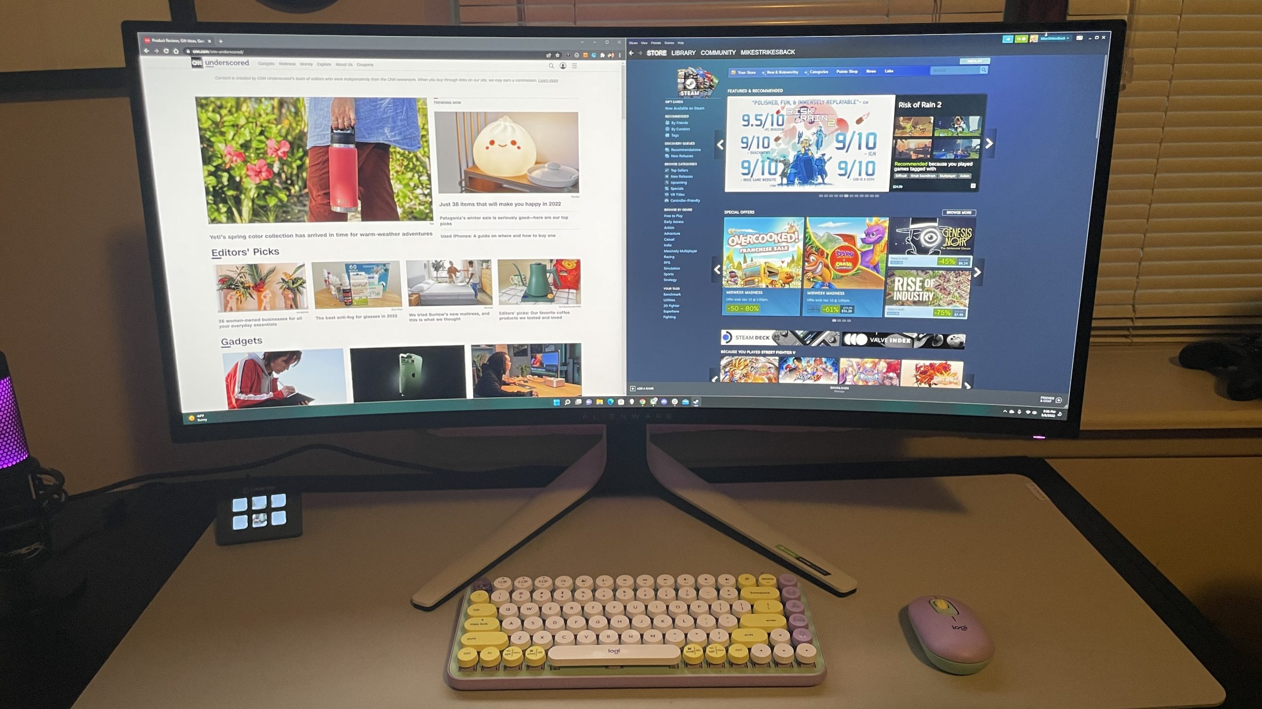 تبدیل مانیتور اولتراواید به دو مانیتور